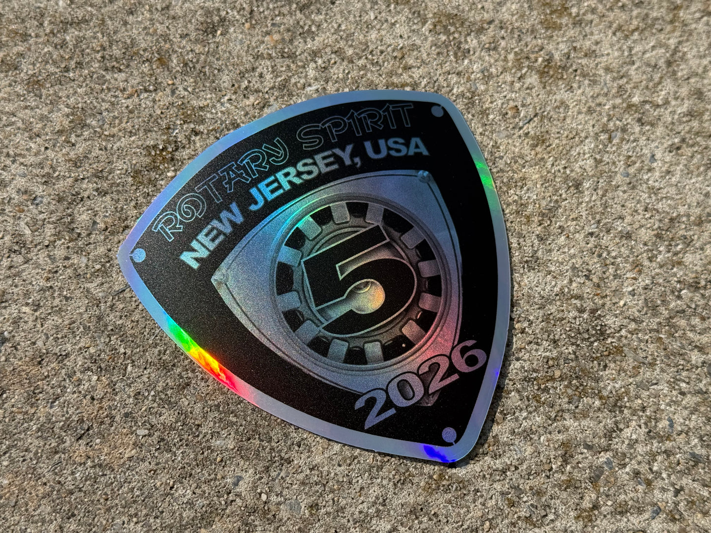 "ROTARY SPIRIT 5" Sticker
