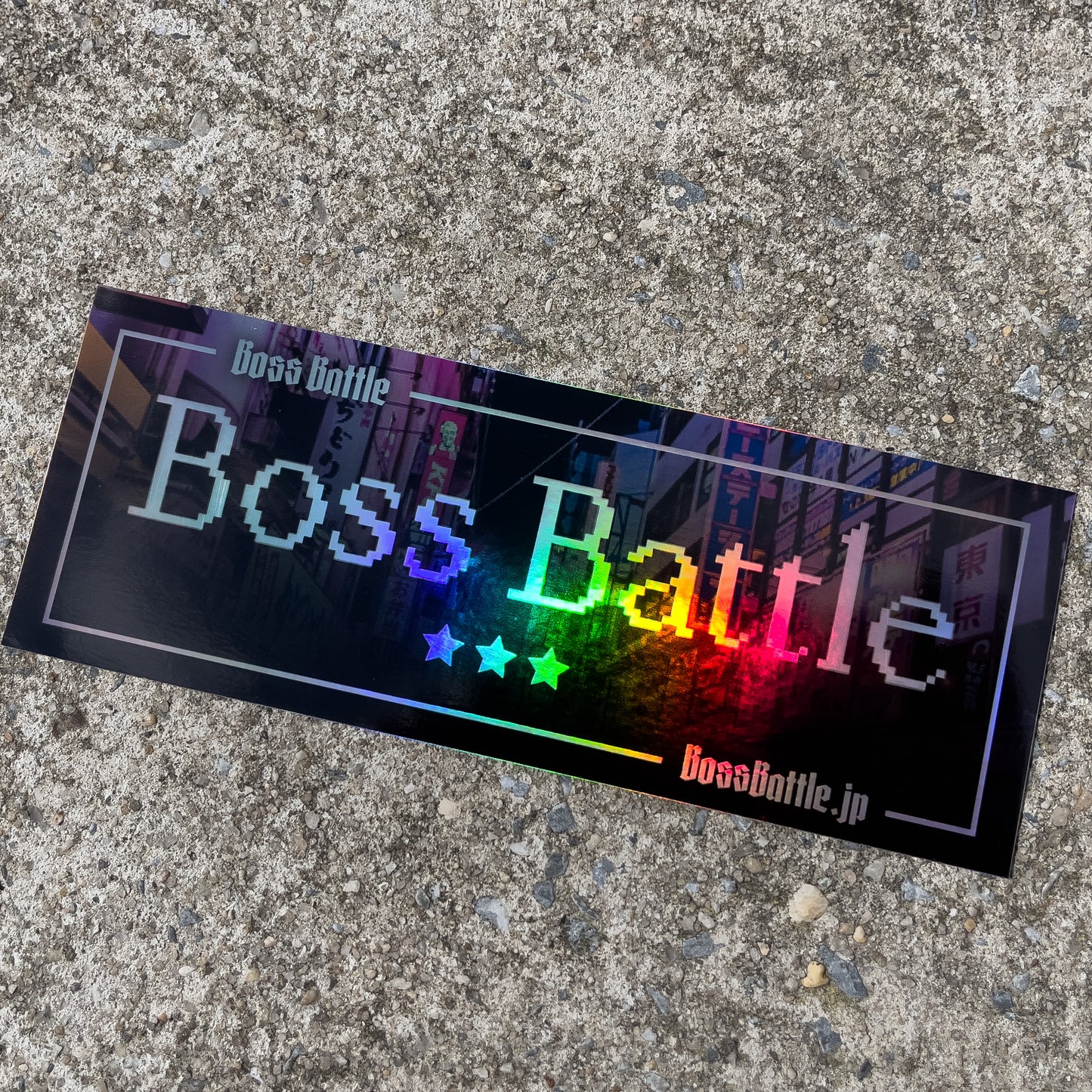 BOSS BATTLE Tokyo Nights Sticker