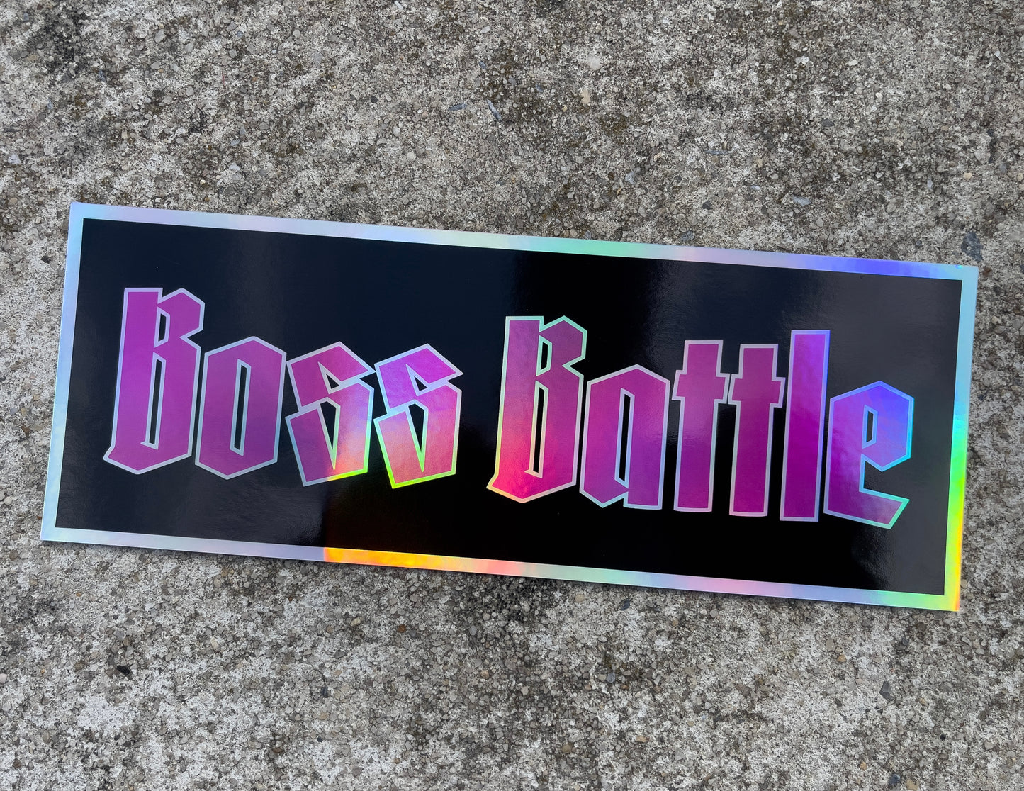 BOSS BATTLE Sticker