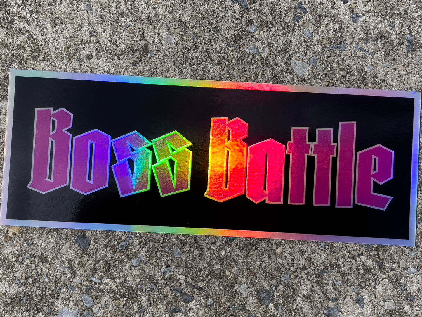 BOSS BATTLE Sticker