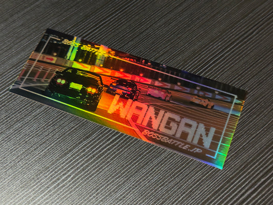 "WANGAN" STICKER