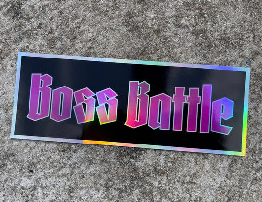 BOSS BATTLE Sticker